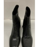 Parade Women Black Applause Soft Leather Ankle Heels Boots SZ 9.5 - £35.03 GBP