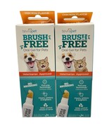 (2) Tevrapet Brush Free Oral Gel For Dogs Cats, Cleans &amp; Brightens Teeth... - $463.34 MXN