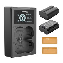 SmallRig NP-W235 Camera Battery Charger Set for Fujifilm X-T5, X-T4, Double Slot - £72.17 GBP