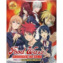 Food Wars! Shokugeki No Soma - Season 1- 5 (1-86End+5OVA) Dvd * English Dubbed * - £36.37 GBP