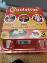 Egglettes Silicone Egg Cooking Cups, Pack of 4 NEW - £4.69 GBP