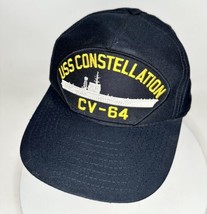 USS Constellation CV - 64 Hat Adjustable US Navy - £19.68 GBP