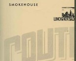 Southend Brewery &amp; Smokehouse Menu 1990&#39;s Charleston South Carolina  - $17.87