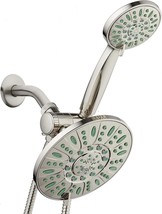 Brushed Nickel Finish/Coral Green Jets, Microban Nozzle Protection From, Clog. - £61.32 GBP