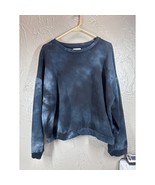 All Fenix Anthropologie Aryah Black Tie Dye Sweatshirt Womens Size Large - $652.13 MXN