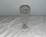 Fostoria American Vintage Cupped Clear Glass Bud Vase 6.25 Inch - $11.99