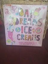 Jo Jo Siwa 18 Pc Nail Polish Set Day Dreams And Ice Creams NEW - $8.79