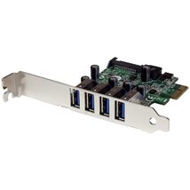 StarTech.com 4-Port PCI Express SuperSpeed USB 3.0 Controller Card with ... - $60.72