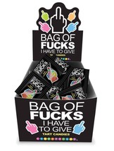 BAG OF MIDDLE FINGER I HAVE TO GIVE CANDY GAG GIFT NOVELTY ITEM BOX OF 1... - $45.99