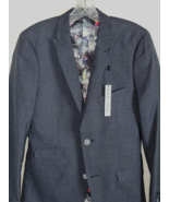 NWT Paisley &amp; Gray Blue Slim Fit Sport Coat Jacket Blazer Butterflies 36R - £38.95 GBP
