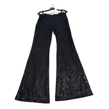 Ramy Brook Olivian Sequin Flare Pants Black Size 8 New with tags - $247.50