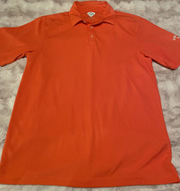 Callaway golf Men’s Polo XL Orange Outdoor casual Lightweight - $11.29