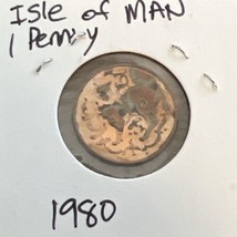 1980 ISLE OF MAN UK 1 Penny Coin - $9.99