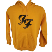 Foo Fighters Hoodie 2021 Tour Concert Band Size S Mustard Yellow - £33.94 GBP