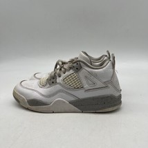 Nike Air Jordan 4 Retro White Oreo (BQ7669-100) Sneaker Youth Size 1 Y - £40.67 GBP