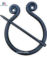 NauticalMart Fibula Brooch with Spiraled Ends Iron Knight Costume - €25,18 EUR