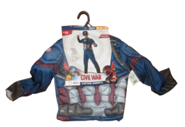 Captain America Civil War Muscle Chest Costume Boys Rubies 630173 - £11.95 GBP