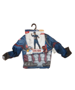 Captain America Civil War Muscle Chest Costume Boys Rubies 630173 - £11.70 GBP