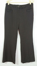 New Directions Womens Pants Size 12 Brown Dress Trousers Pockets Career ... - £7.85 GBP