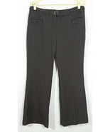 New Directions Womens Pants Size 12 Brown Dress Trousers Pockets Career ... - £7.91 GBP
