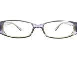 Miraflex Kinder Brille Rahmen ALEX C80 Grün Lila Rechteckig 43-15-130 - £67.34 GBP