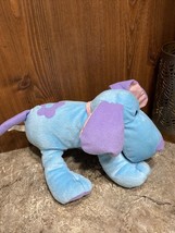 Limited Too Stuffed Plush Dog Blue &amp; Purple Rare HTF - $8.99