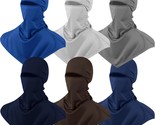 6 Pieces Balaclava Face Mask Cover Breathable Long Neck Covers For Men W... - £43.29 GBP