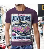 VW Bus Typ2 van Life is an adventure purple t-shirt - $367.97 MXN
