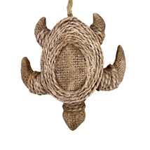 Midwest CBK Brown Sea Turtle Christmas Ornament Coastal Beach  Jute Rope Look - £10.57 GBP