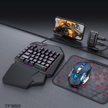 Lei Lang TF900 Single Hand Mouse Keyboard Suit - $35.37