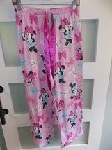 Disney Pink Minnie Mouse Pajama Bottoms Size S (4/6) Women&#39;s EUC - $15.98