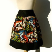 Hollywood Monsters Vintage Inspired Skirt - Thick Sateen Band Skirt - £31.86 GBP