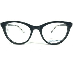 Jonathan Adler Eyeglasses Frames JA307UF Black Gray Marble Cat Eye 51-20-140 - £22.24 GBP