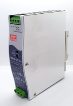 Mean Well WDR-60-24 DIn Rail Power Supply 24Vdc Ultra Wide Input - $32.99