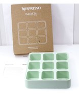 Nespresso Barista Single Silicone Ice Cube Tray-Made in Italy-Pistachio NIB - $26.15 CAD