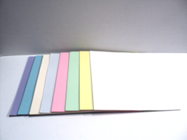Wausau Exact Pastel Paper Assorted 8 Colors 135 Sheets (20 lb) 11 x 8 1/2 Vtg - £19.95 GBP