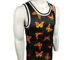 No Boundaries Mens Youth Extra Small Black Butterfly Mesh Tank Top New w... - $9.46