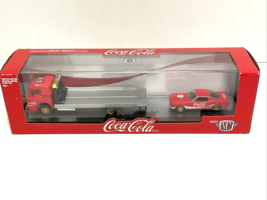 2021 M2 Machines Coca~Cola 1970 Ford C-950 &amp; 1965 Ford Mustang Fastback 2+2 - £12.02 GBP