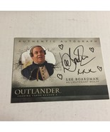 Outlander Season 4: Lee Boardman / Lieutenant Wolff Autograph Card - £16.78 GBP