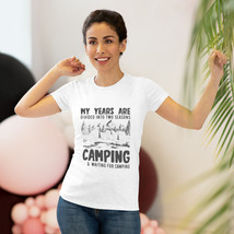 Women&#39;s Triblend Tee: Vintage Camping Graphic, Cozy &amp; Durable - £19.63 GBP+