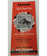 Brochure France Off Beaten Track Air France Super Starliner Tour Vintage... - $15.15