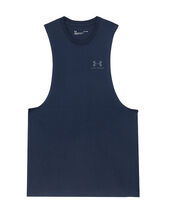 Under Armour UA Left Chest Cut Off Tank Men's Sports Top Tee AsiaFit 132... - $41.31