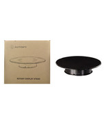 Rotary Display Turntable Stand Medium 10 Inches w Black Top for 1/64, 1/... - £39.15 GBP