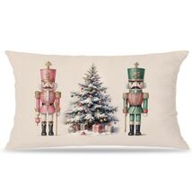 LUKIPOM Christmas Tree Lumbar Pillow Cover 20x12 Green 1 Count - $72.88 MXN