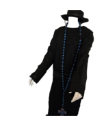 Priest Adult Halloween Costume Mens Large Funny Fashions USA Cosplay Rob... - $13.98