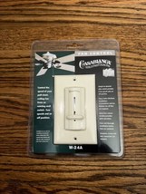 Casablanca Ceiling Fan Speed Control Ivory Sliding  Wall Switch W-24A Ne... - $74.25