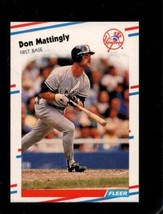 1988 Fleer #214 Don Mattingly Nmmt Yankees - £4.22 GBP