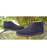 SHIPTON &amp; HENEAGE Chukka/Desert Boots Dk Blue Suede Leather Lace Up Ankl... - £96.25 GBP