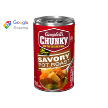 8 Campbell’s Chunky Soup, Savory Pot Roast Soup, 18.8 Oz Can ,8 pack - £23.49 GBP