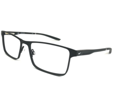 Nike Eyeglasses Frames 8047 001 Black Square Full Thin Rim 56-17-140 - £73.43 GBP